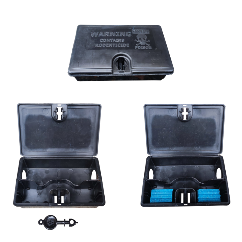 Poste boîte d'appatâge souris  sécurisé