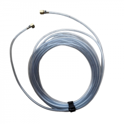 Tuyau flexible poudre pour perche télescopique