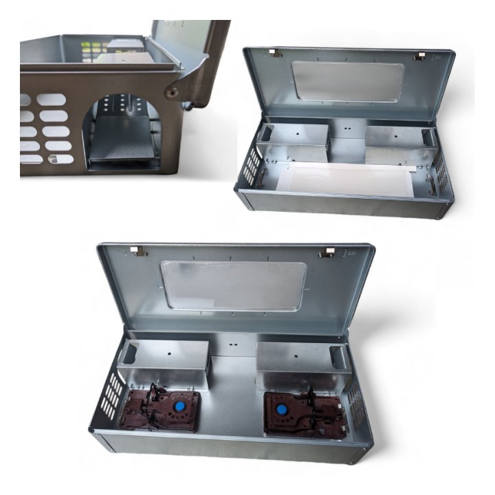 Poste multi capture rat glue et tapette
