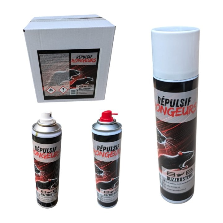 Aerosol répulsifs rongeurs fouine rat souris