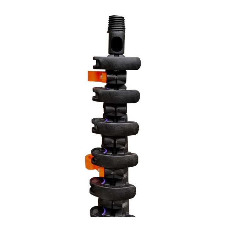 Perche télescopique carbone high mod 9m30 ultra rigide (395 GPA)