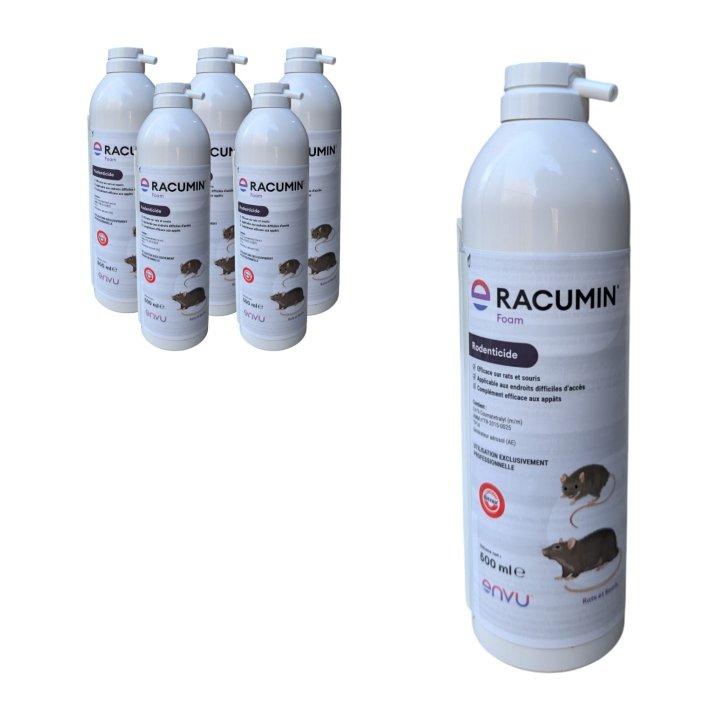 Racumin Foam - Mousse Rodonticide pour un Contrôle Efficace des Rongeurs