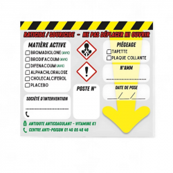 Etiquette signalisation