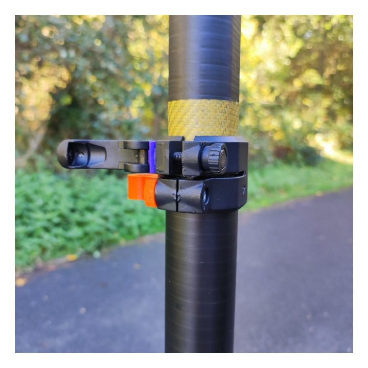 Perche télescopique carbone high mod 9m30 ultra rigide (395 GPA)