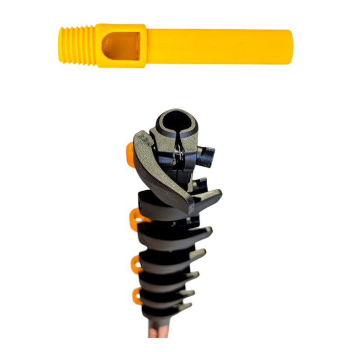 Perche télescopique carbone avec adaptateur universel