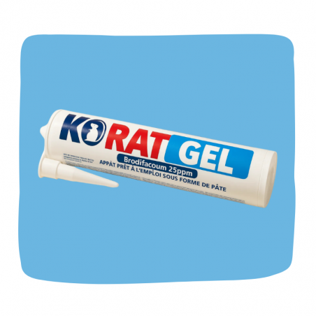 KO rat gel rodenticide en tube dératisation