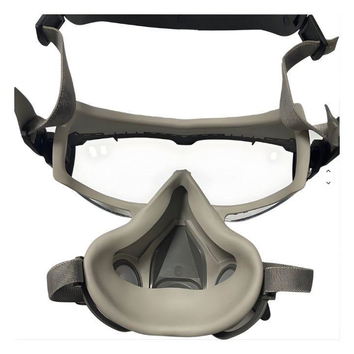 Demi masque respiratoire désinsectisation lunette intégré