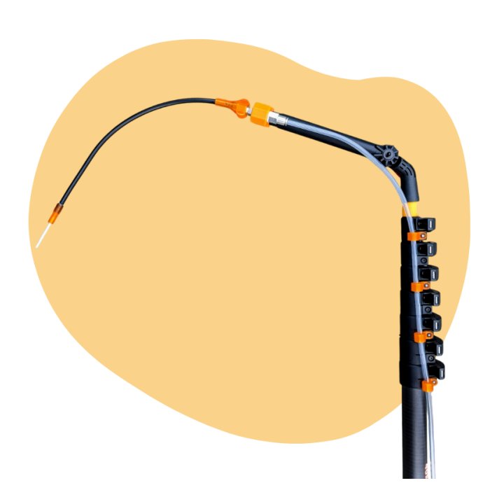 Coude orientable allongé 20 cm – Compatible perches Buzzbusters