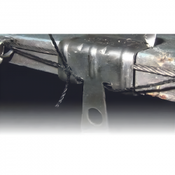 Collier poutre pose filet anti-volatile