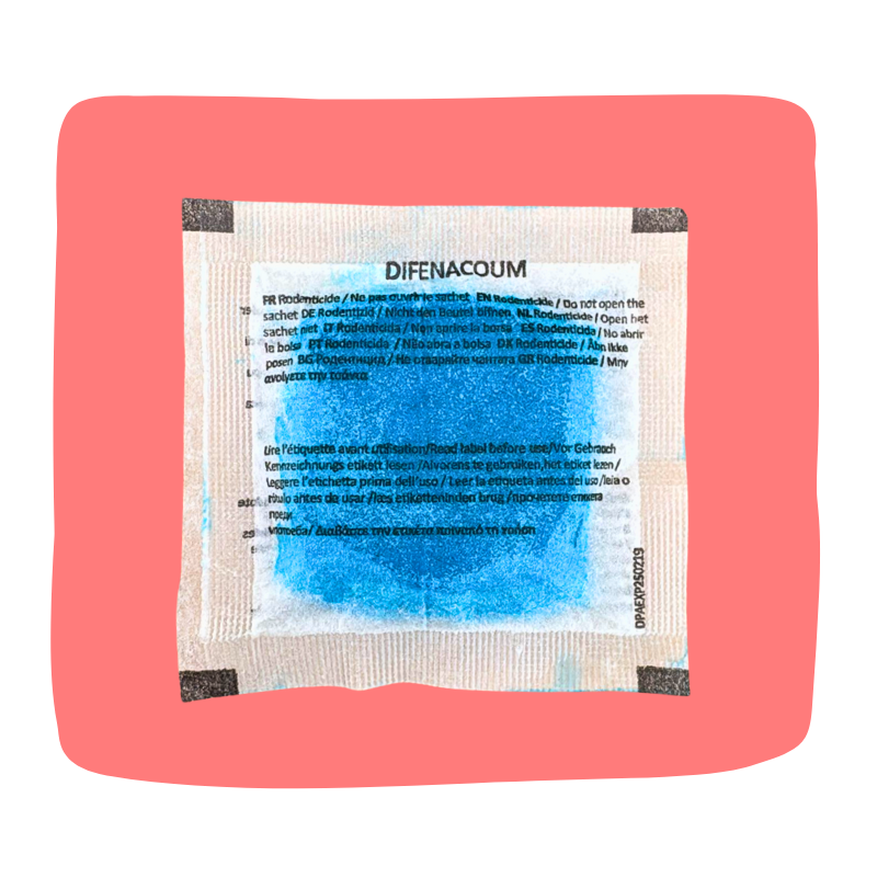 Pâte Difénacoum 50 ppm lutte contre les rongeurs dératisation poison
