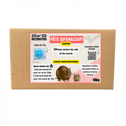 Pâte Difénacoum professionnel dératisation