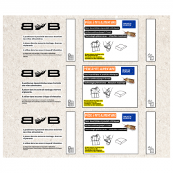 Pièges collants mites alimentaires à phéromone