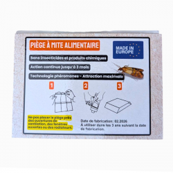 Pièges collants mites alimentaires à phéromone packaging