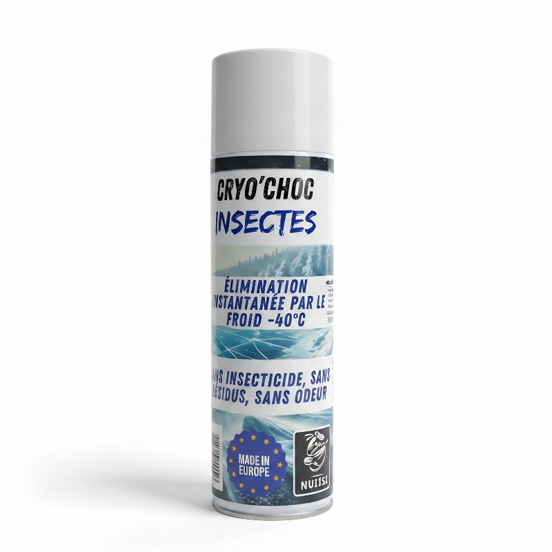 Aérosol cryogénique désinsectisation
