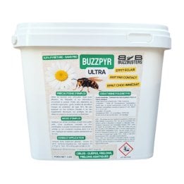 BuzzPyr Ultra poudre pyrèthre désinsectisation guepe frelon
