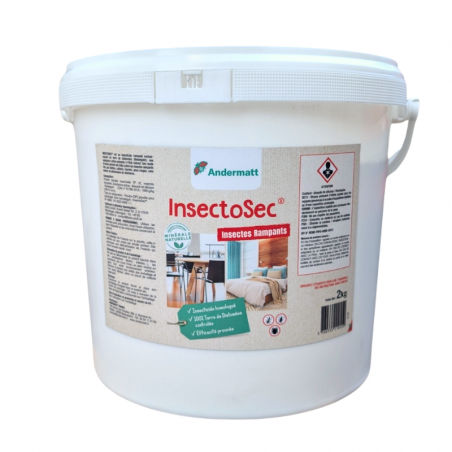 Terre de diatomée désinsectisation insectes rampants