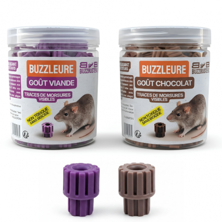 Buzzleurre attractif rat et souris dératisation