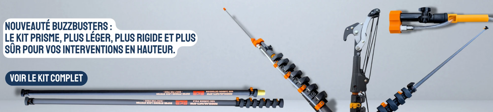 Nouveauté Buzzbusters : le kit Prisme pour les interventions en hauteur